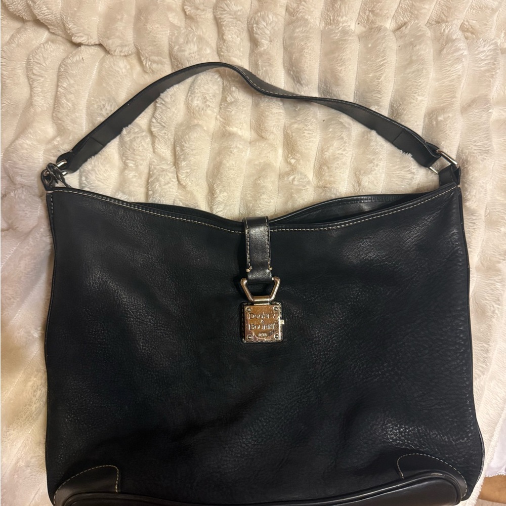 Dooney & Bourke Black Leather Shoulder Bag